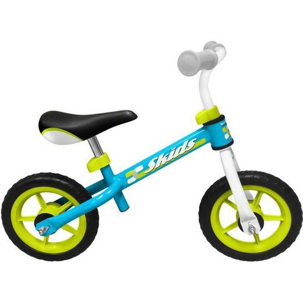 Children's Bike Skids Control Blue Steel Nylon