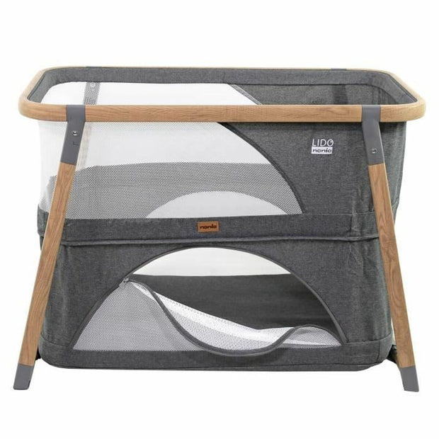 Travel cot Nania Lido Grey 3-in-1
