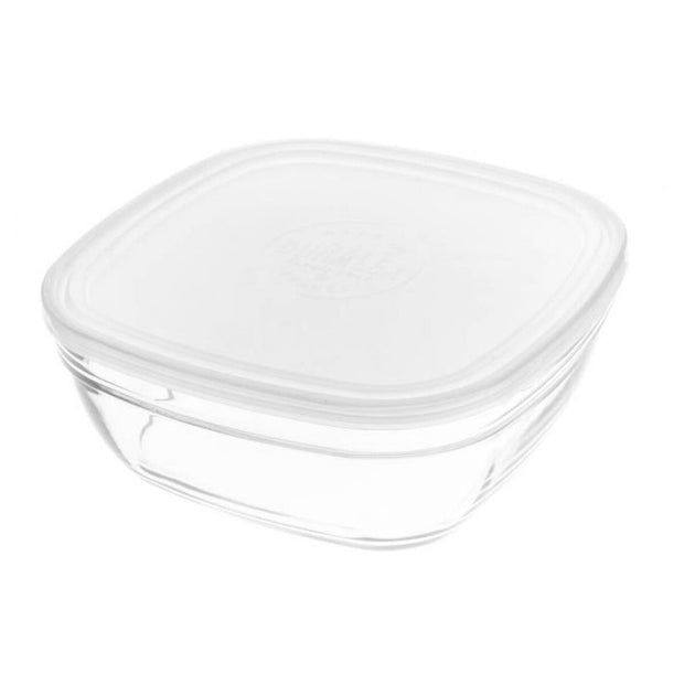 Lunchbox Freshbox Durchsichtig karriert mit Deckel (23 cm) (23 cm)