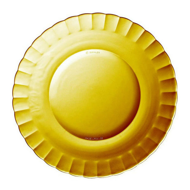 Flad plade Duralex Picardie Kristall Bernstein (ø 23 x 3,5 cm)
