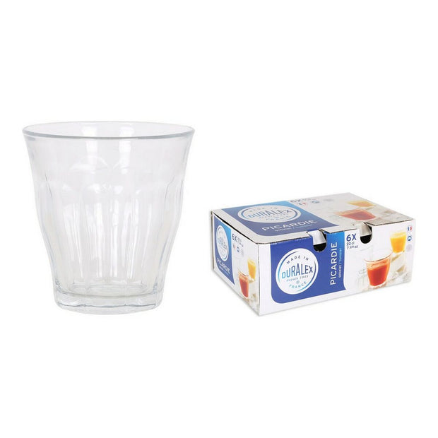 Gläserset Duralex Picardie 22 cl Kristall 6 Stück