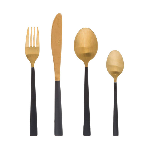 Besteck Atmosphera Jungle Edition Golden Edelstahl (16 Stücke)