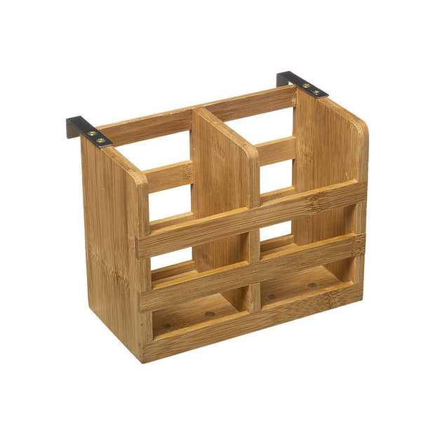 Abtropfbehälter für Besteck 16 x 12.5 x 10 cm Bambus