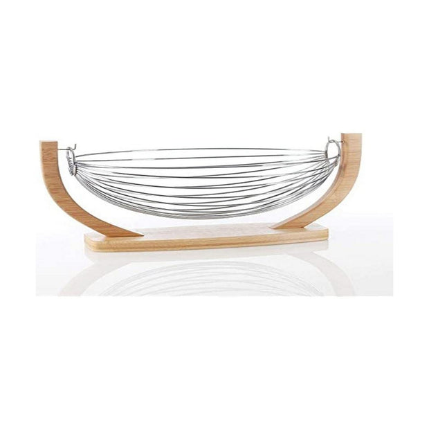 Obstschale 5five Swing Rostfreies Chrom-Metall (36,5 x 21 x 18,5 cm)