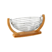 Obstschale 5five Swing Rostfreies Chrom-Metall (36,5 x 21 x 18,5 cm)