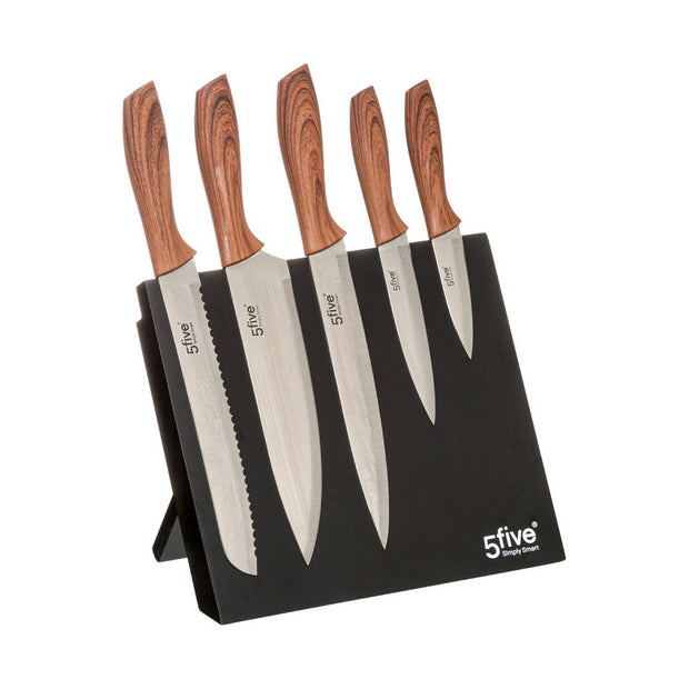 Küchenmesserset und Halterung 5five (32 x 23,2 x 19 cm)