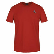 Herren Kurzarm-T-Shirt Le coq sportif Essentiels N°3 Rot