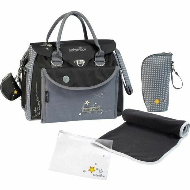Diaper Changing Bag Babymoov Baby Star Grey