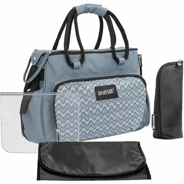 Diaper Changing Bag Badabulle Boho Grey