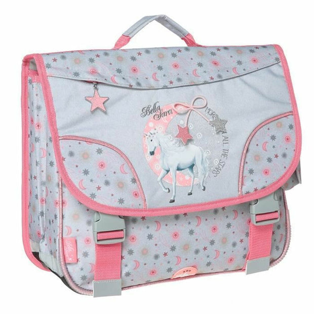School Bag Kid'Abord Bella Sara Moon 38 cm Grey