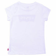 Kurzarm-T-Shirt für Kinder Levi's Batwing B Weiß