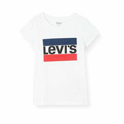 Jungen Kurzarm-T-Shirt Levi's E4900 Weiß (10 Jahre)