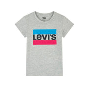 Jungen Kurzarm-T-Shirt Levi's Sportswear Logo Tee Grau