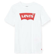 Kurzarm-T-Shirt für Kinder Levi's Batwing 4 Jahre Weiß