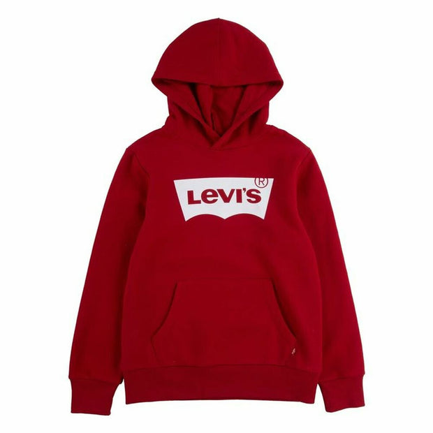 Herren Sweater ohne Kapuze Levi's Batwing Screenprint Rot