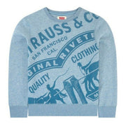 Kinder-Sweatshirt Levi's OVERSIZED Blau Für Kinder