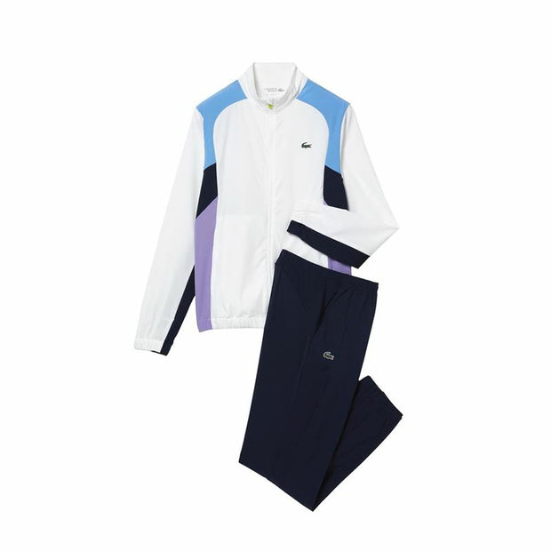 Jogginghose für Erwachsene Lacoste Sport Tennis Colorblock Weiß