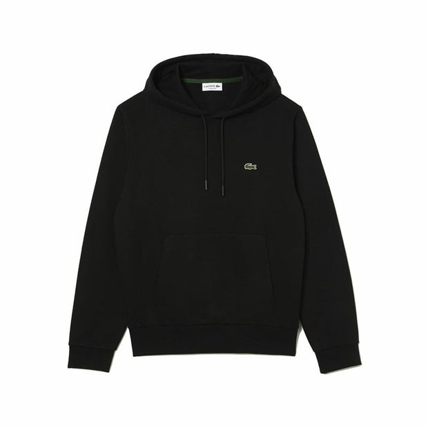 Herren Sweater mit Kapuze Lacoste Schwarz
