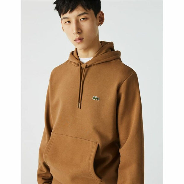 Herren Sweater mit Kapuze Lacoste Sweatshirt Golden