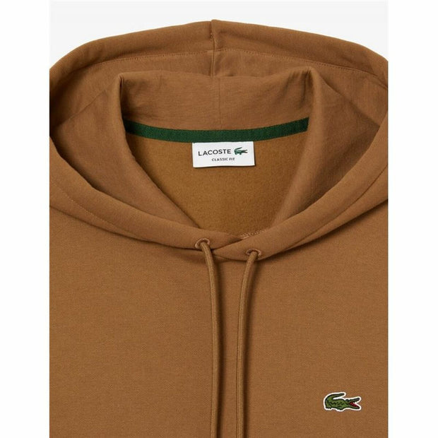 Herren Sweater mit Kapuze Lacoste Sweatshirt Golden