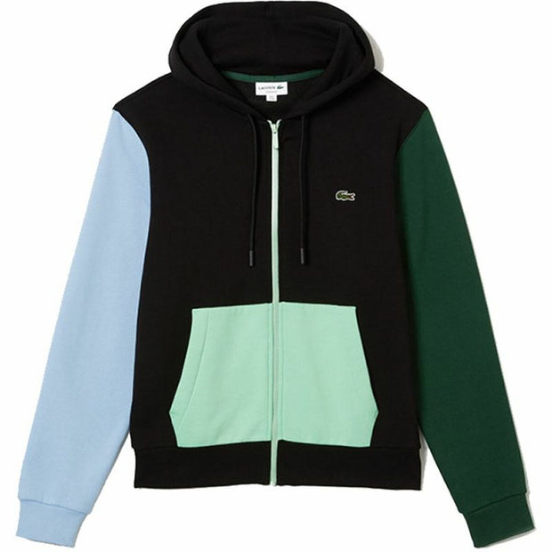Herren Sweater mit Kapuze Lacoste Schwarz