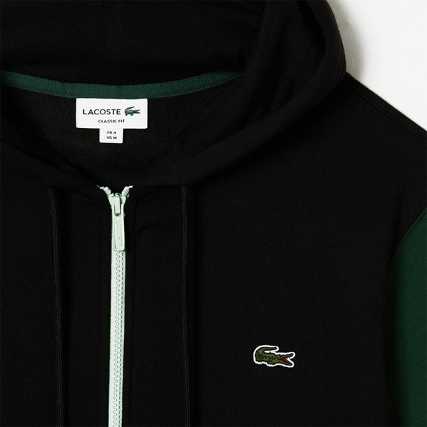 Herren Sweater mit Kapuze Lacoste Schwarz