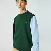 Herren Sweater ohne Kapuze Lacoste grün