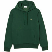 Herren Sweater mit Kapuze Lacoste Sweatshirt grün
