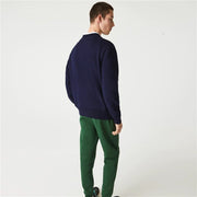 Herren Sweater ohne Kapuze Lacoste Dunkelblau
