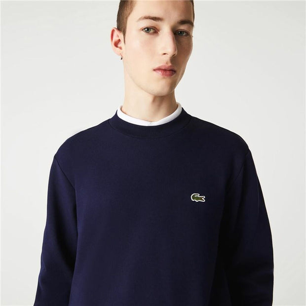 Herren Sweater ohne Kapuze Lacoste Dunkelblau