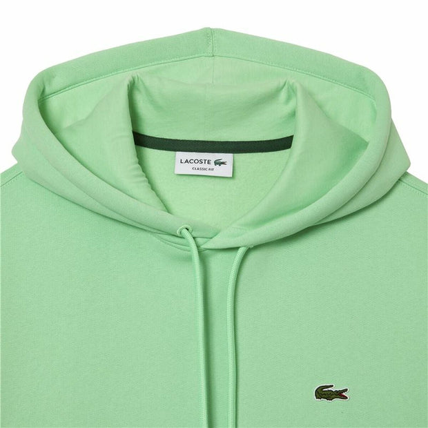 Herren Sweater mit Kapuze Lacoste Hellgrün