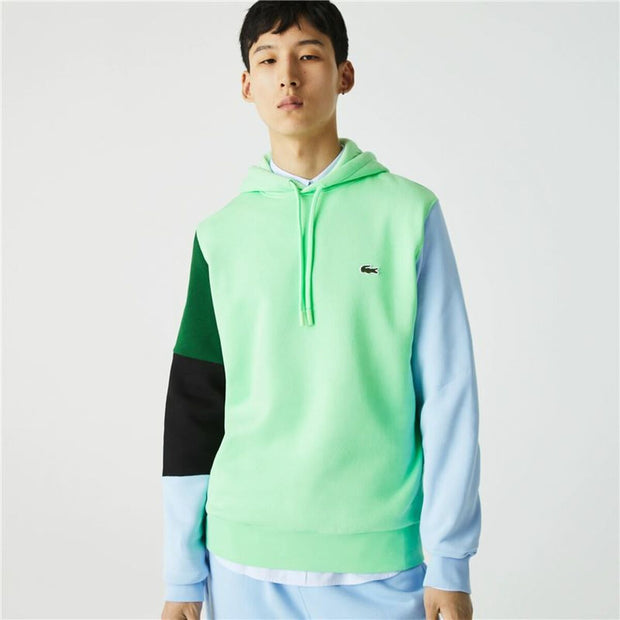 Herren Sweater mit Kapuze Lacoste Hellgrün