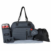 Diaper Changing Bag Baby on Board Grey