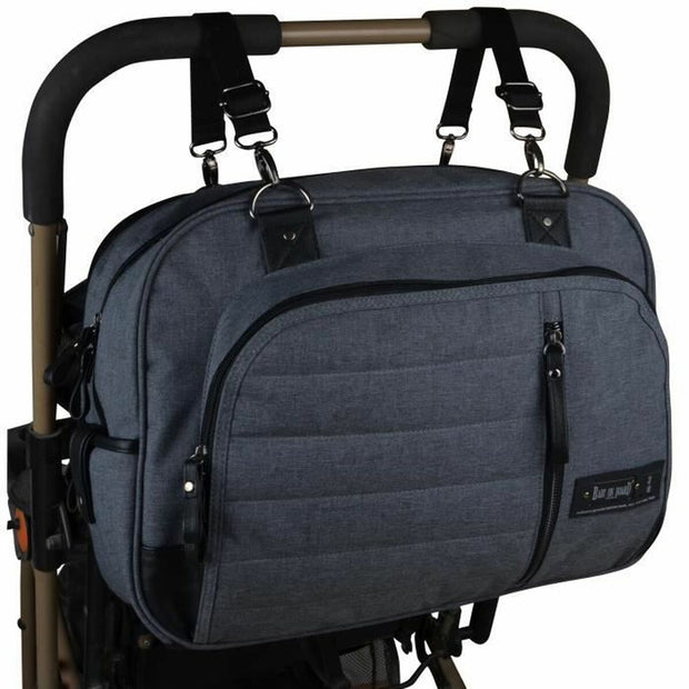 Diaper Changing Bag Baby on Board Grey