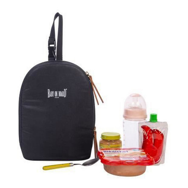 Diaper Changing Bag Baby on Board Black
