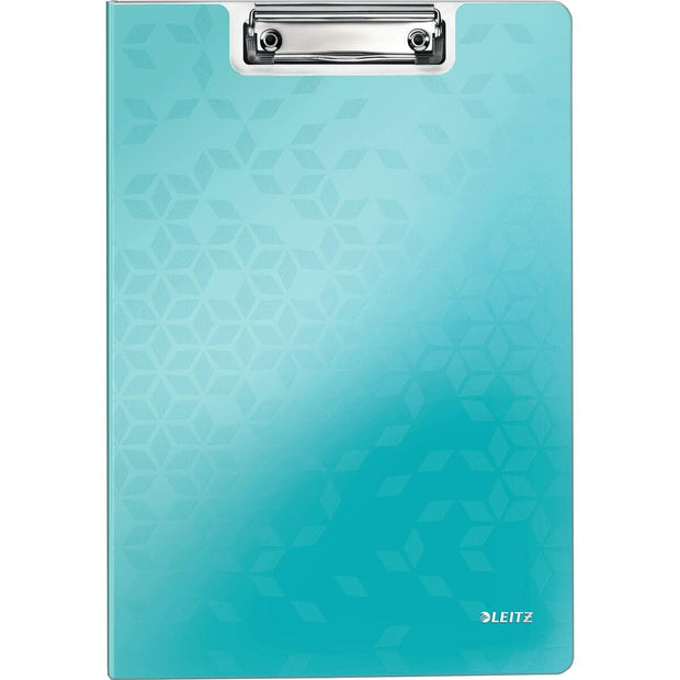 Folder Leitz WOW Turquoise A4 Polyfoam