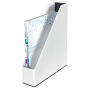 Magazine rack Leitz Black White A4 polystyrene (7,3 x 31,8 x 27,2 cm)