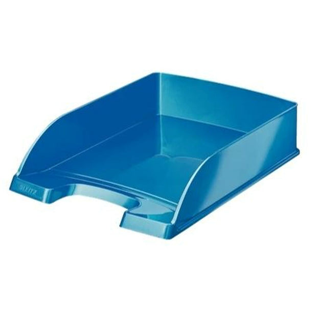 Set of organiser trays Leitz Wow Metallic Blue Plastic 5 Units