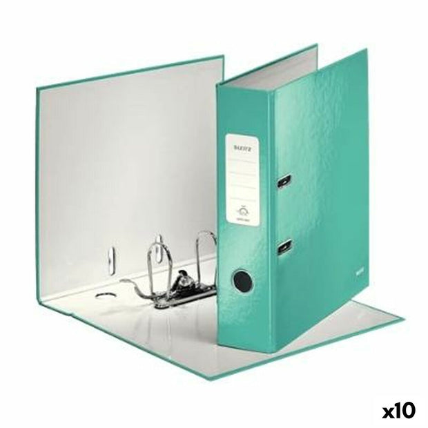 Lever Arch File Leitz 180º Wow Turquoise A4 10Units