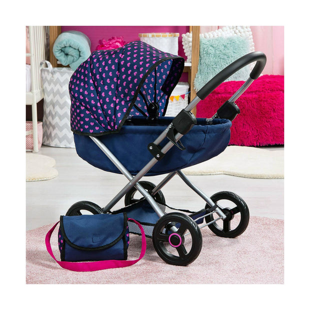 Doll Stroller Reig Cosy Navy Blue 58 cm