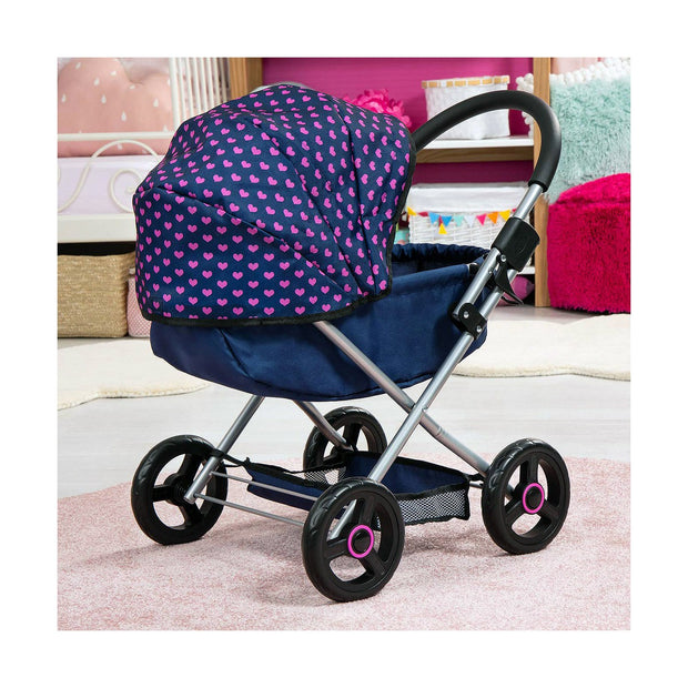 Doll Stroller Reig Cosy Navy Blue 58 cm