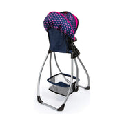 Highchair Reig Navy Blue Cradle for dolls Convertible