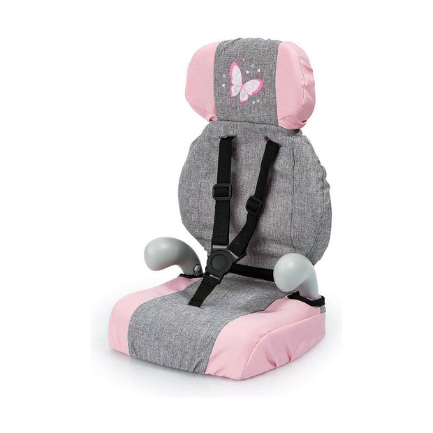 Chair for Dolls Reig Deluxe Grey Car Pink