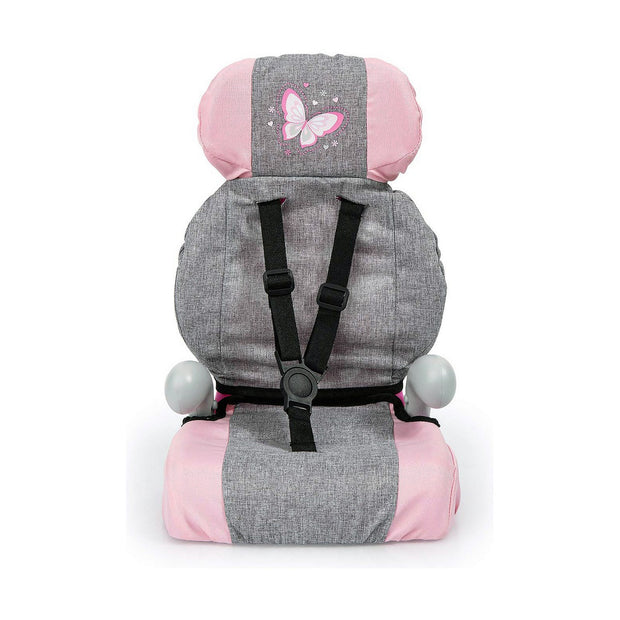 Chair for Dolls Reig Deluxe Grey Car Pink