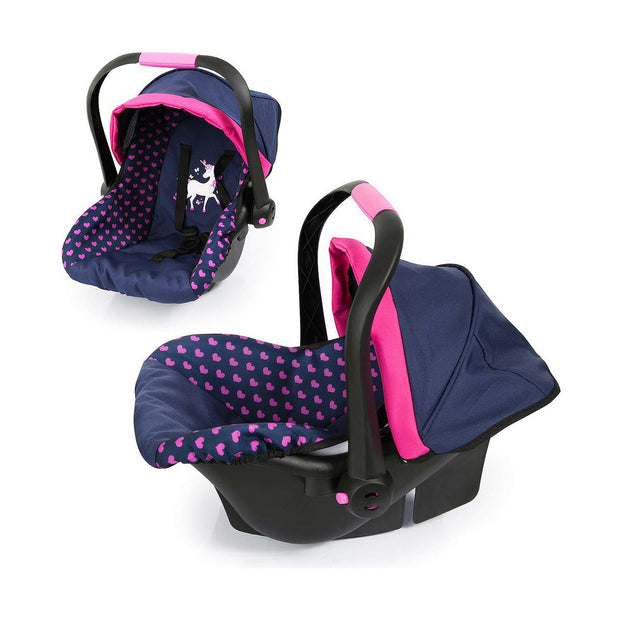 Chair for Dolls Reig Deluxe Car Pink Navy Blue