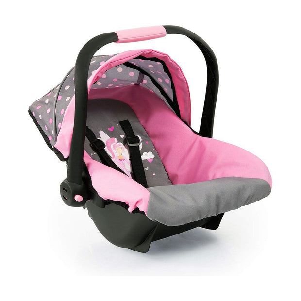 Chair for Dolls Reig Deluxe Grey Car Pink