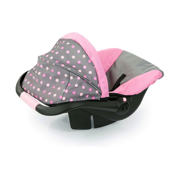 Chair for Dolls Reig Deluxe Grey Car Pink