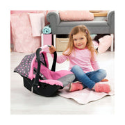 Chair for Dolls Reig Deluxe Grey Car Pink