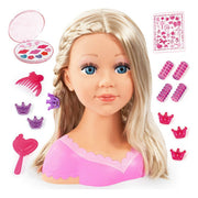 Bust Reig Charlene Super Model Blonde Wig Hair and make-up