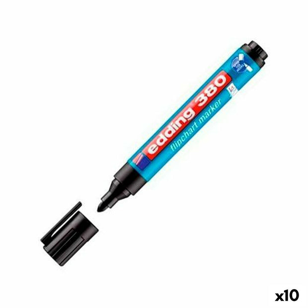 Marker Edding 380 Flipchart Black (10Units)